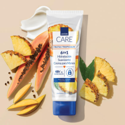 Care Frutas Tropicales , 6 en 1 Hidratación y Suavizante para manos, Para piel normal a extra seca
